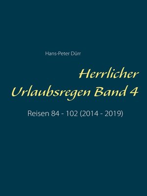 cover image of Herrlicher Urlaubsregen Band 4